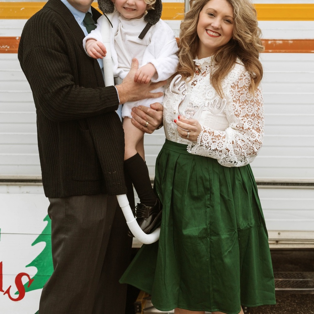 Green Ellen Griswolds skirt